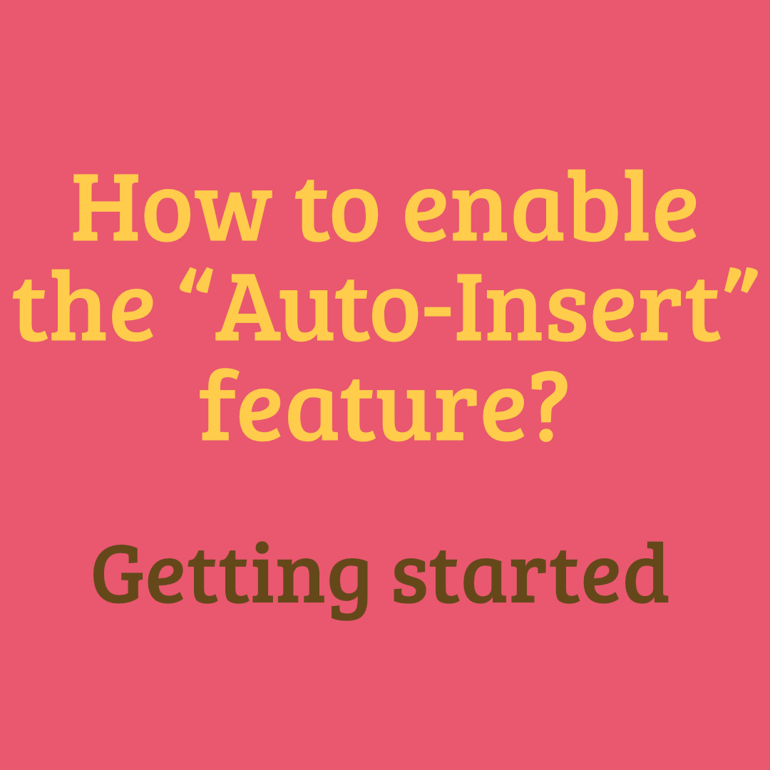 How to enable the 